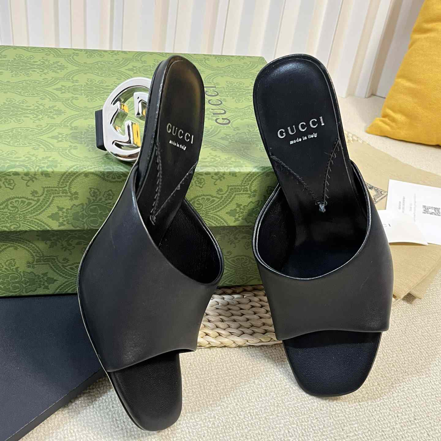 Gucci Women's Interlocking G Heel Sandal - 