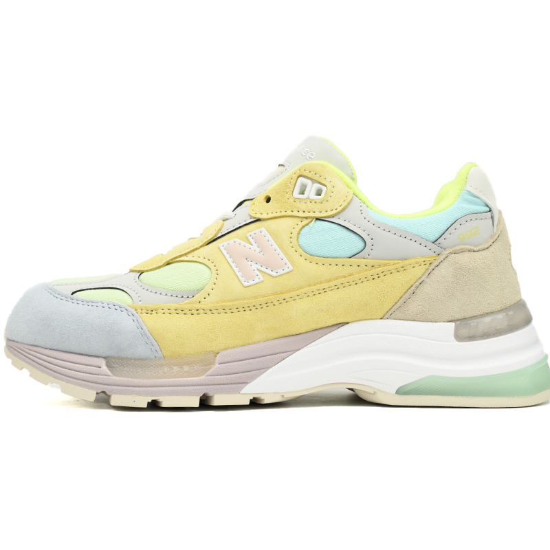 New Balance 992 Yellow Green Powder Sneakers      M992AB - 
