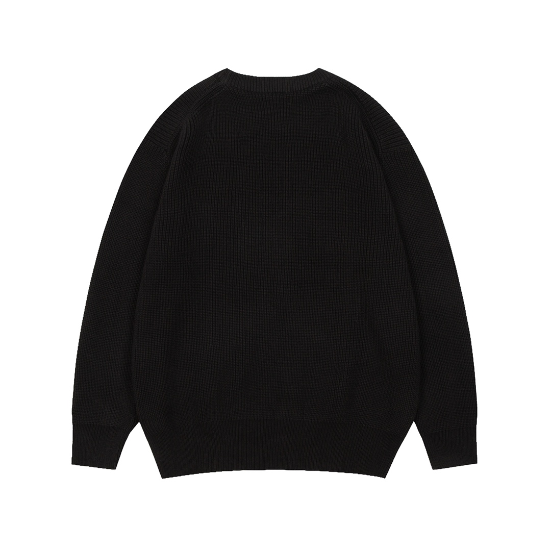 Celine Oversized Sweater In Ribbed Wool - DesignerGu