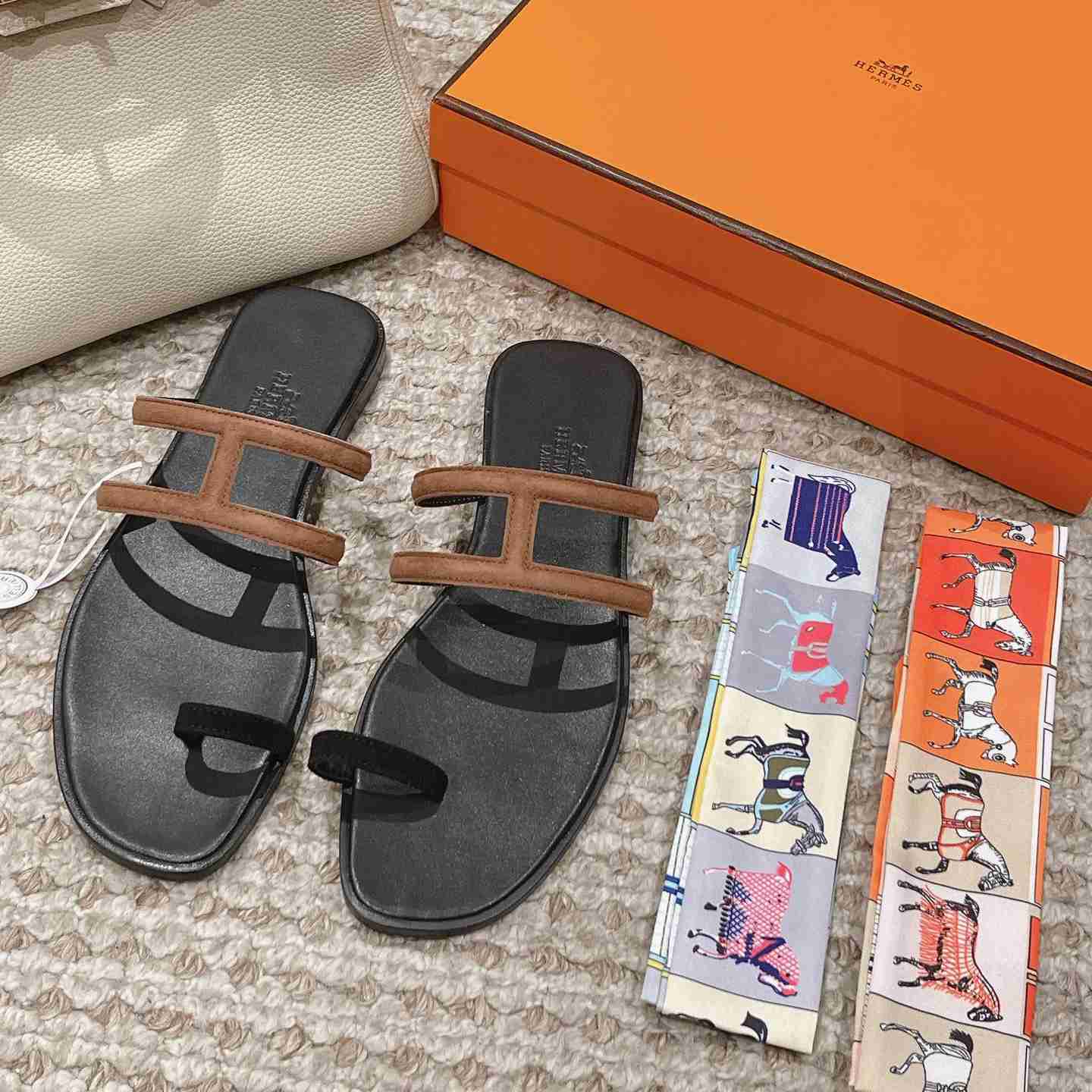 Hermes Georgia Sandal - DesignerGu