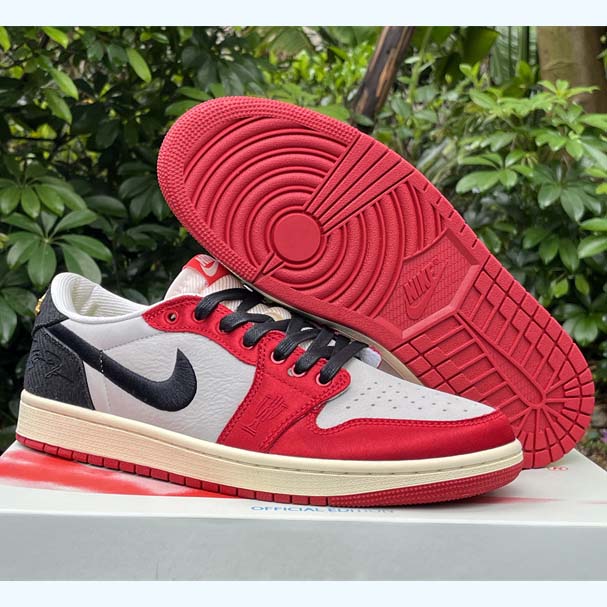 Trophy Room x Air Jordan 1 Low OG Sneaker   FN0432-100  - 
