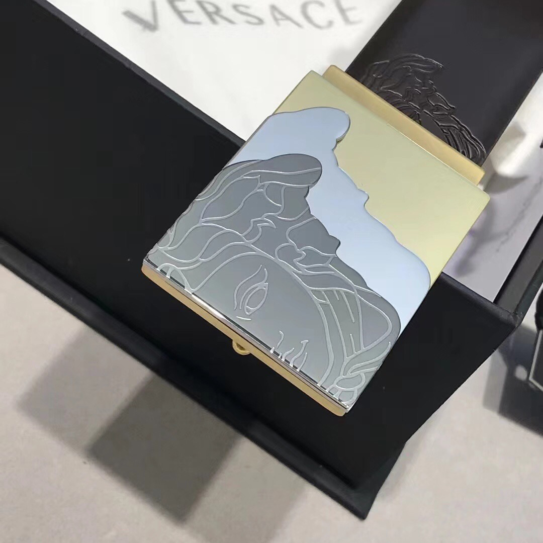 Versace Leather Belt   35mm - 