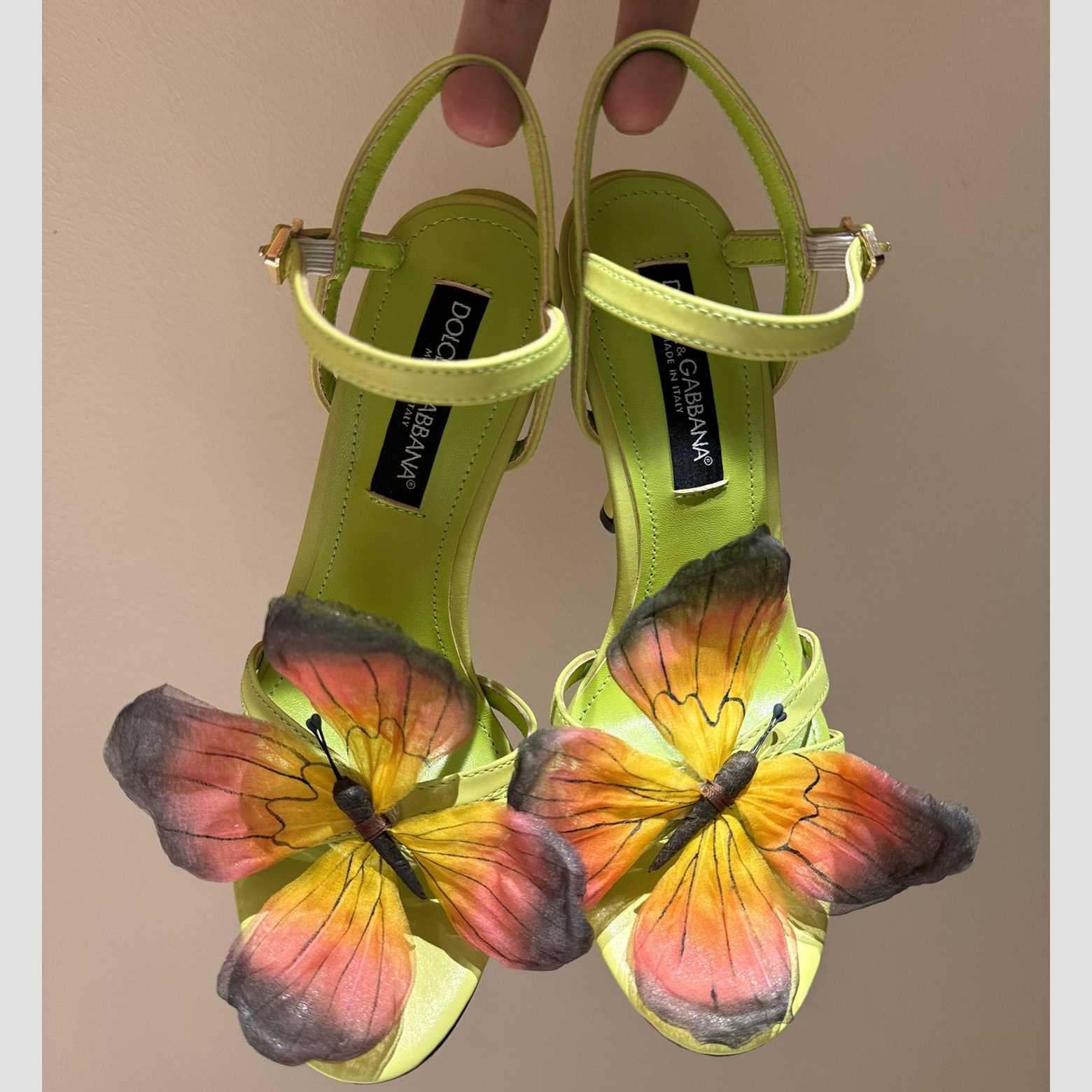 Dolce & Gabbana Butterfly Appliqué Sandals - 