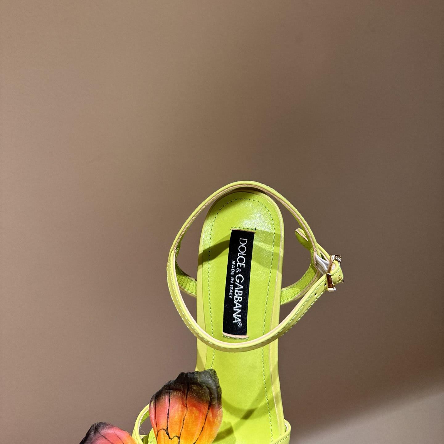 Dolce & Gabbana Butterfly Appliqué Sandals - 