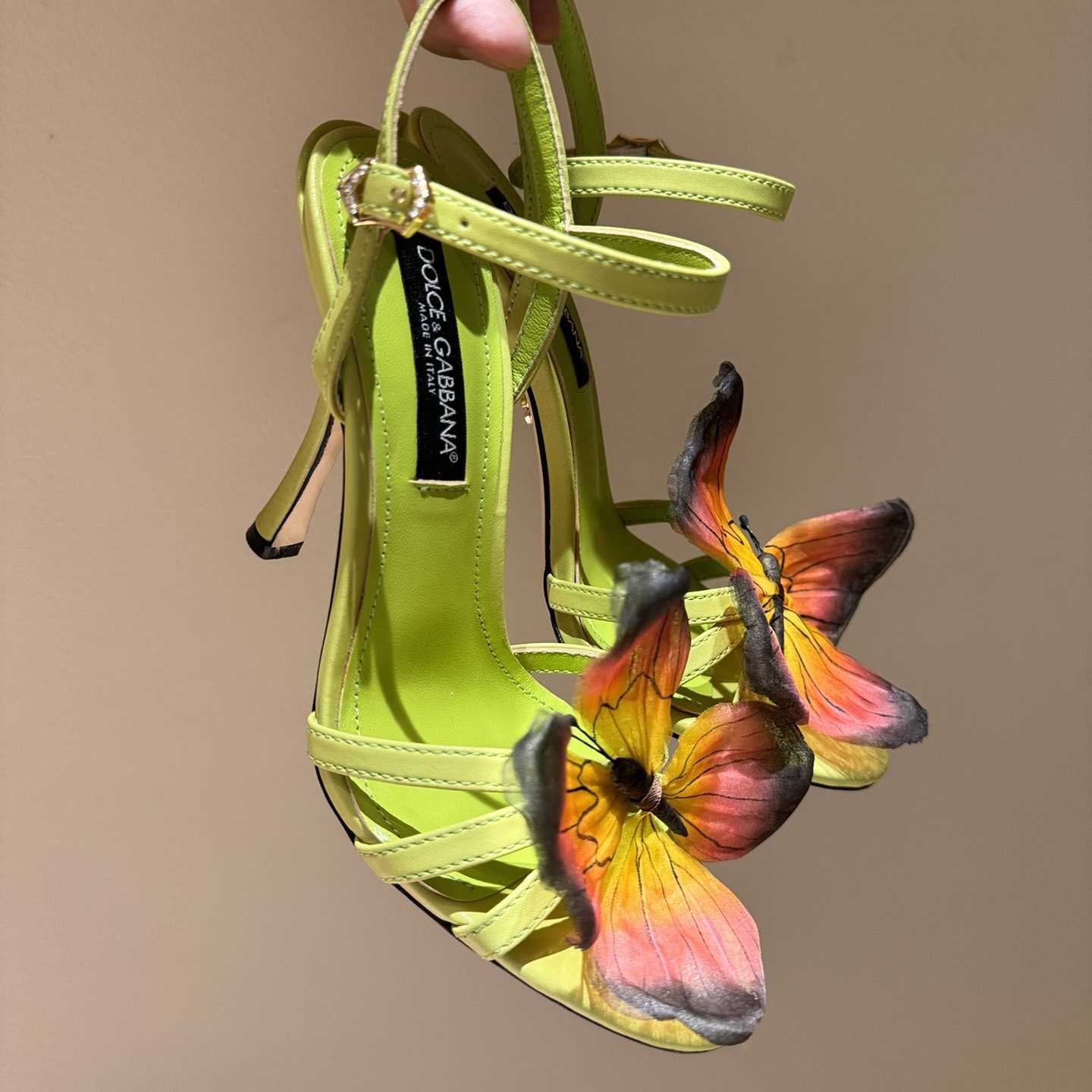 Dolce & Gabbana Butterfly Appliqué Sandals - 