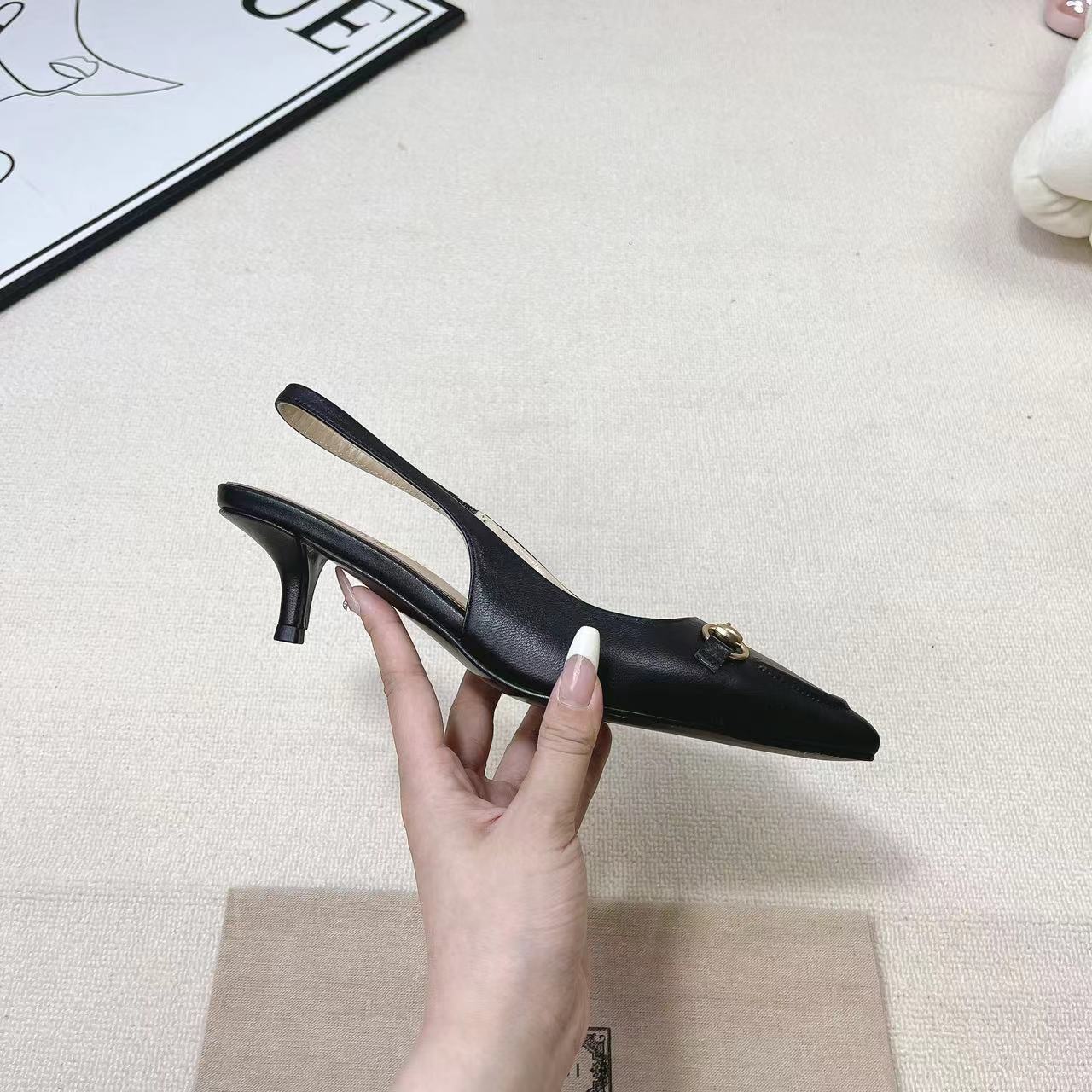 Gucci Women's Horsebit Slingback Pump - 
