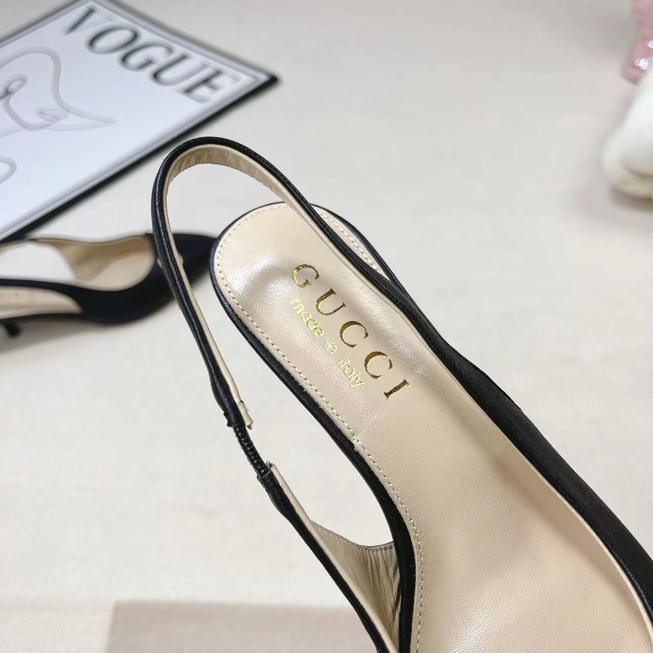 Gucci Women's Horsebit Slingback Pump - 