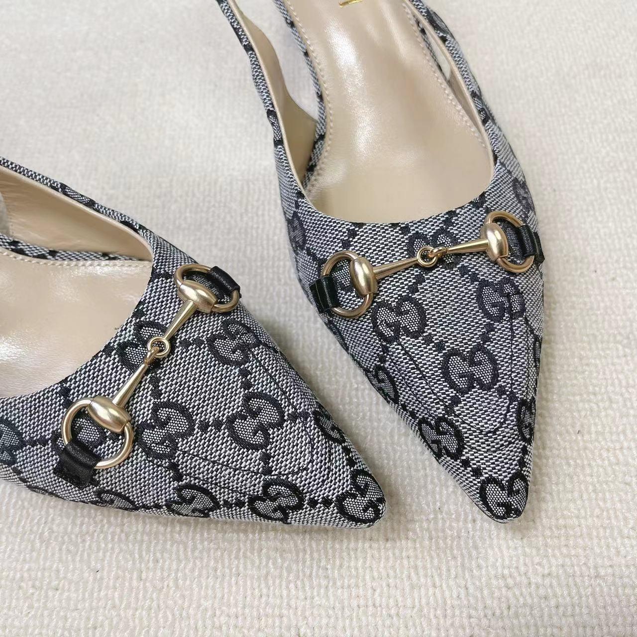 Gucci Women's Horsebit Slingback Pump - 