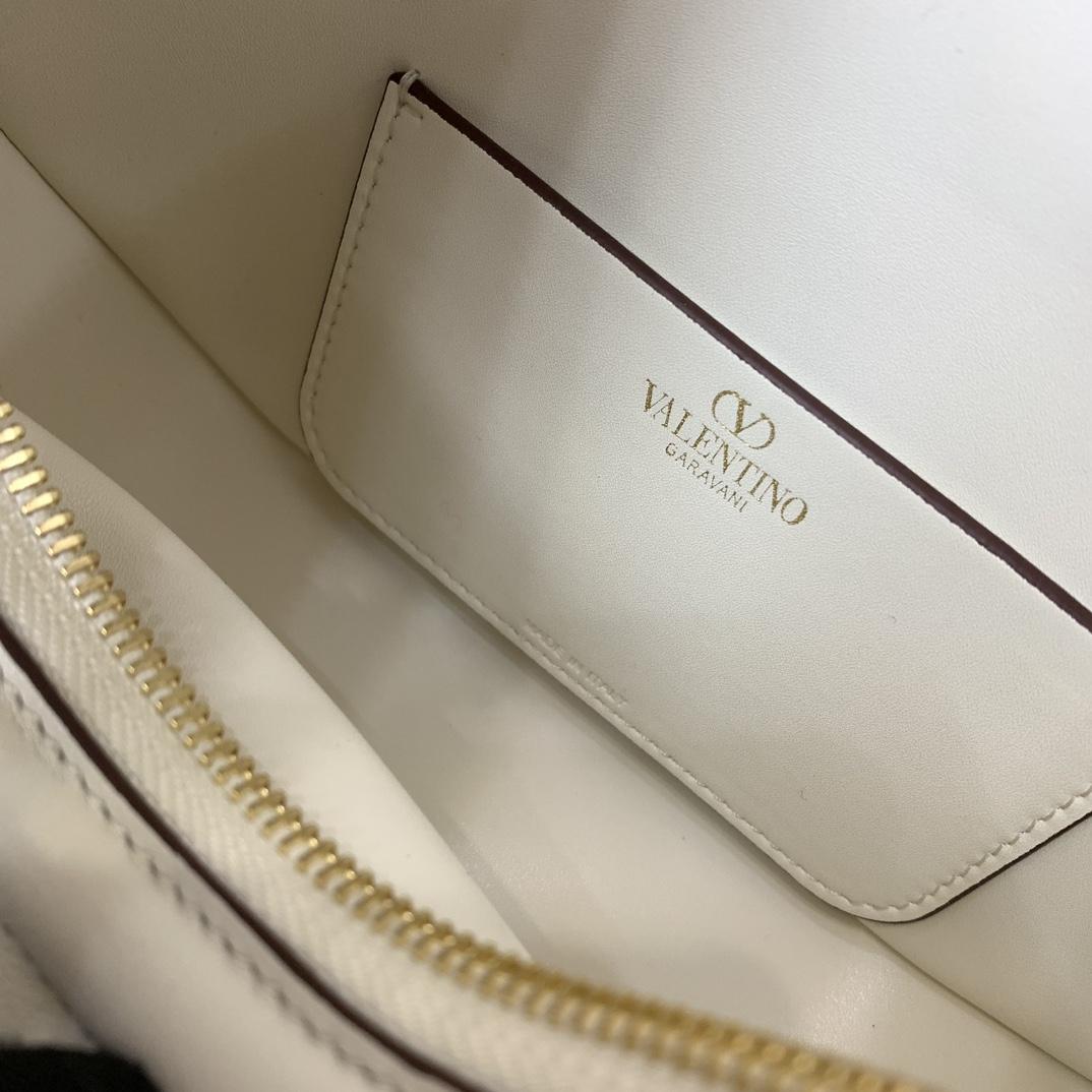 Valenti VLogo Moon Mini Hobo Bag In Nappa Leather With Chain - 