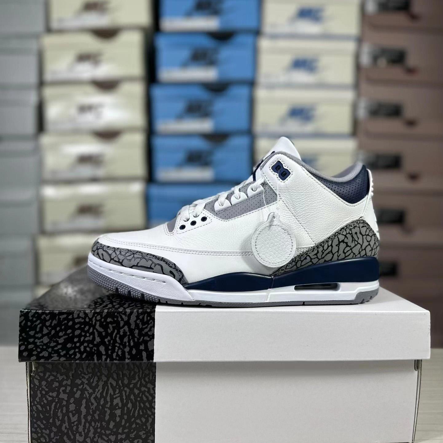 Jordan air jordan 3 "midnight navy"Basketball Shoes      ct8532-140  - 