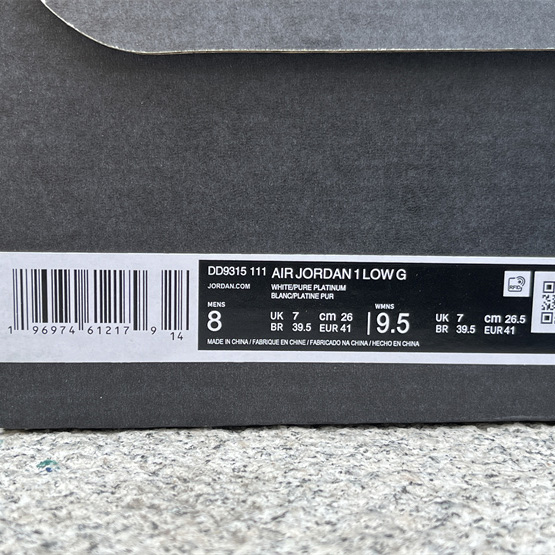 Jordan Air Jordan 1 Low Golf Sneakers      DD9315-111  - 