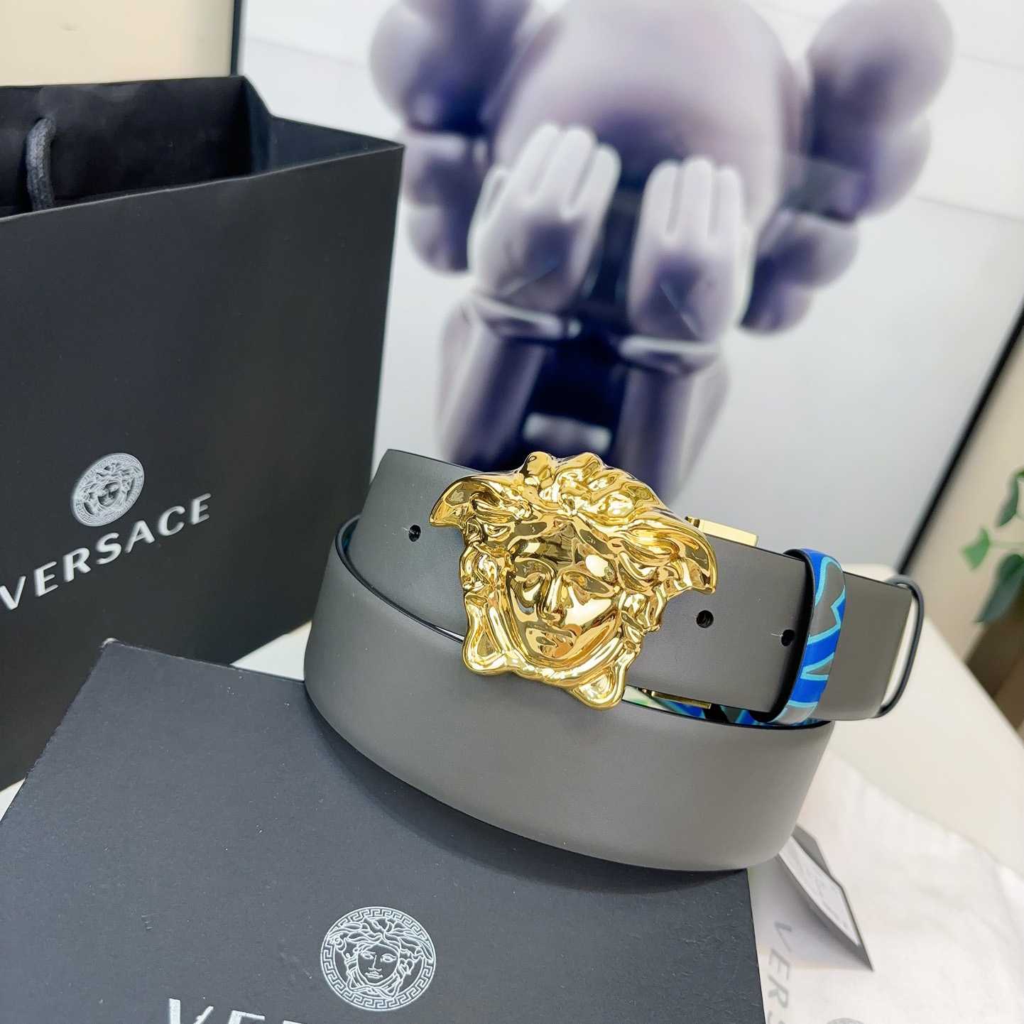 Versace Leather Belt   40mm - 