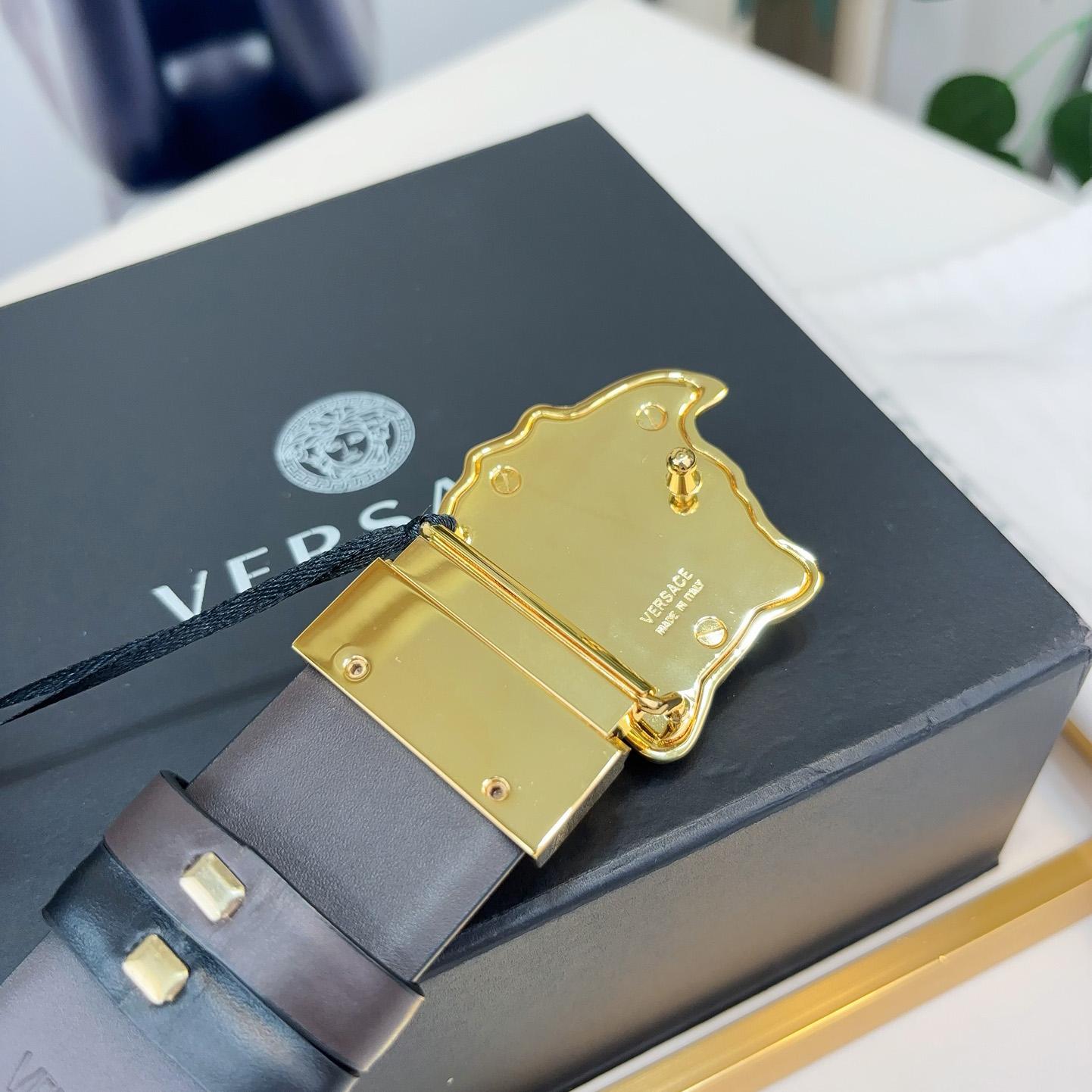 Versace Reversible Leather Belt    40mm - 