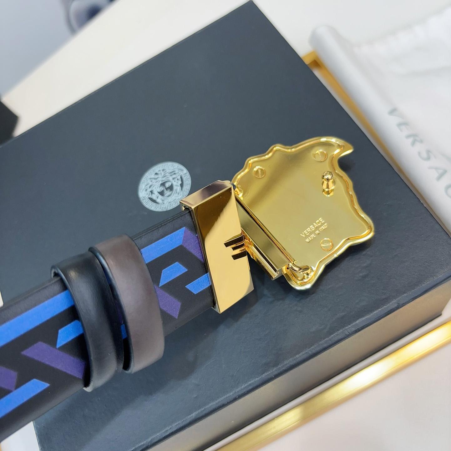 Versace Reversible Leather Belt    40mm - 