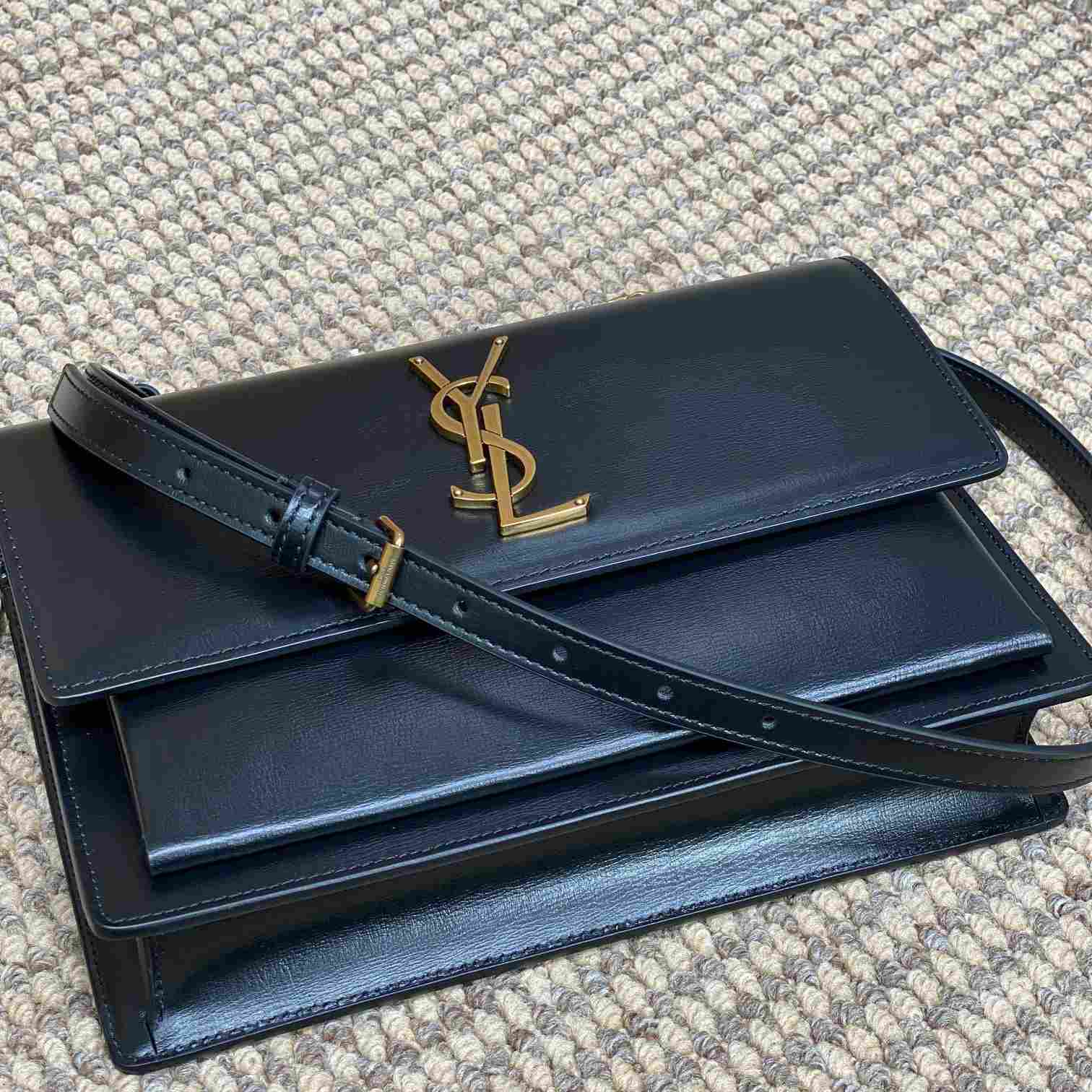 Saint Laurent Women Sunset Medium Leather Shoulder Bag （25*18*7cm） - DesignerGu