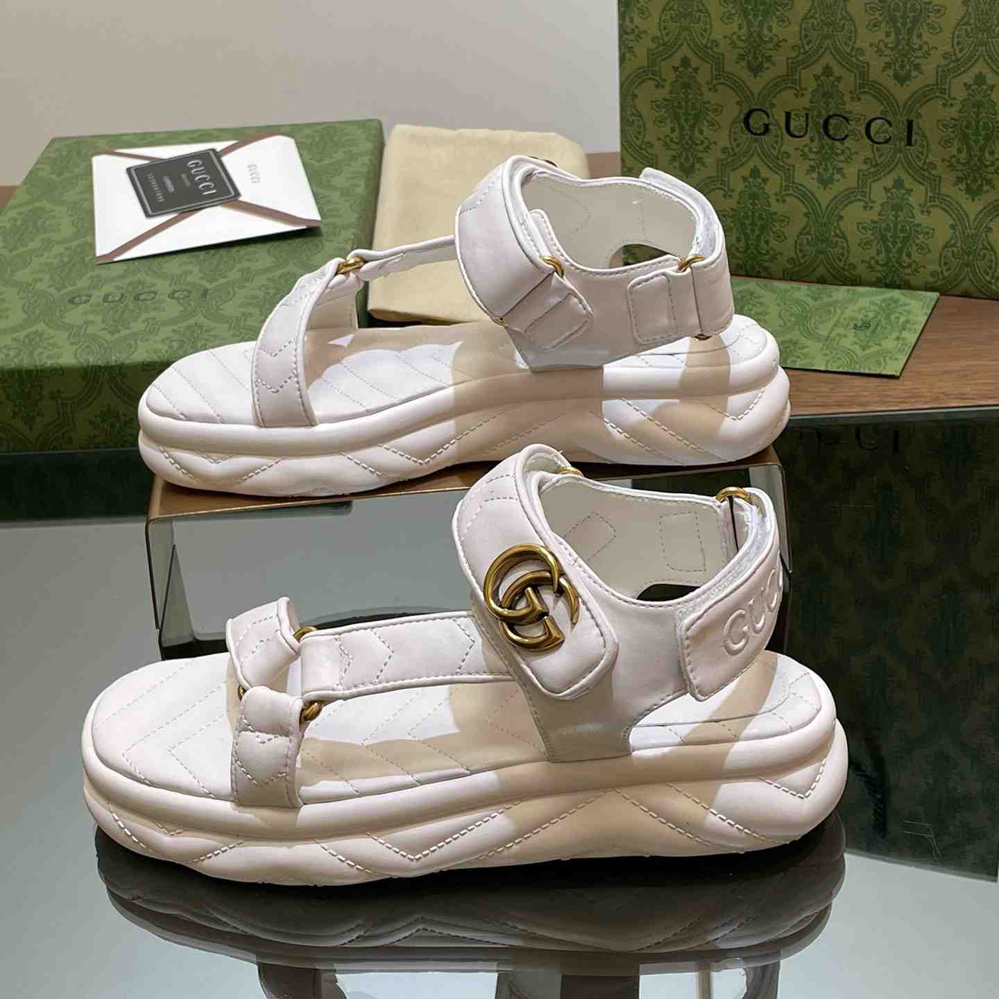Gucci Women's Double G Sandal - 