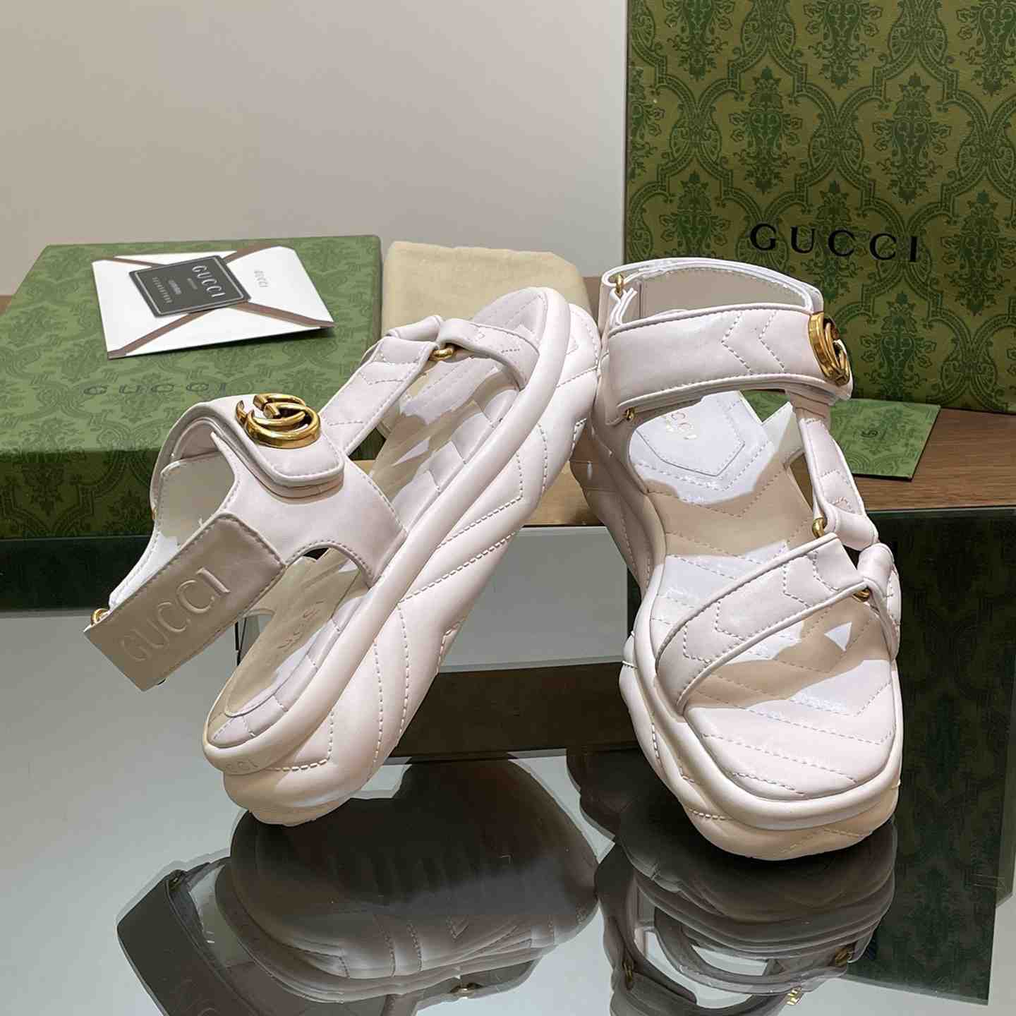 Gucci Women's Double G Sandal - 