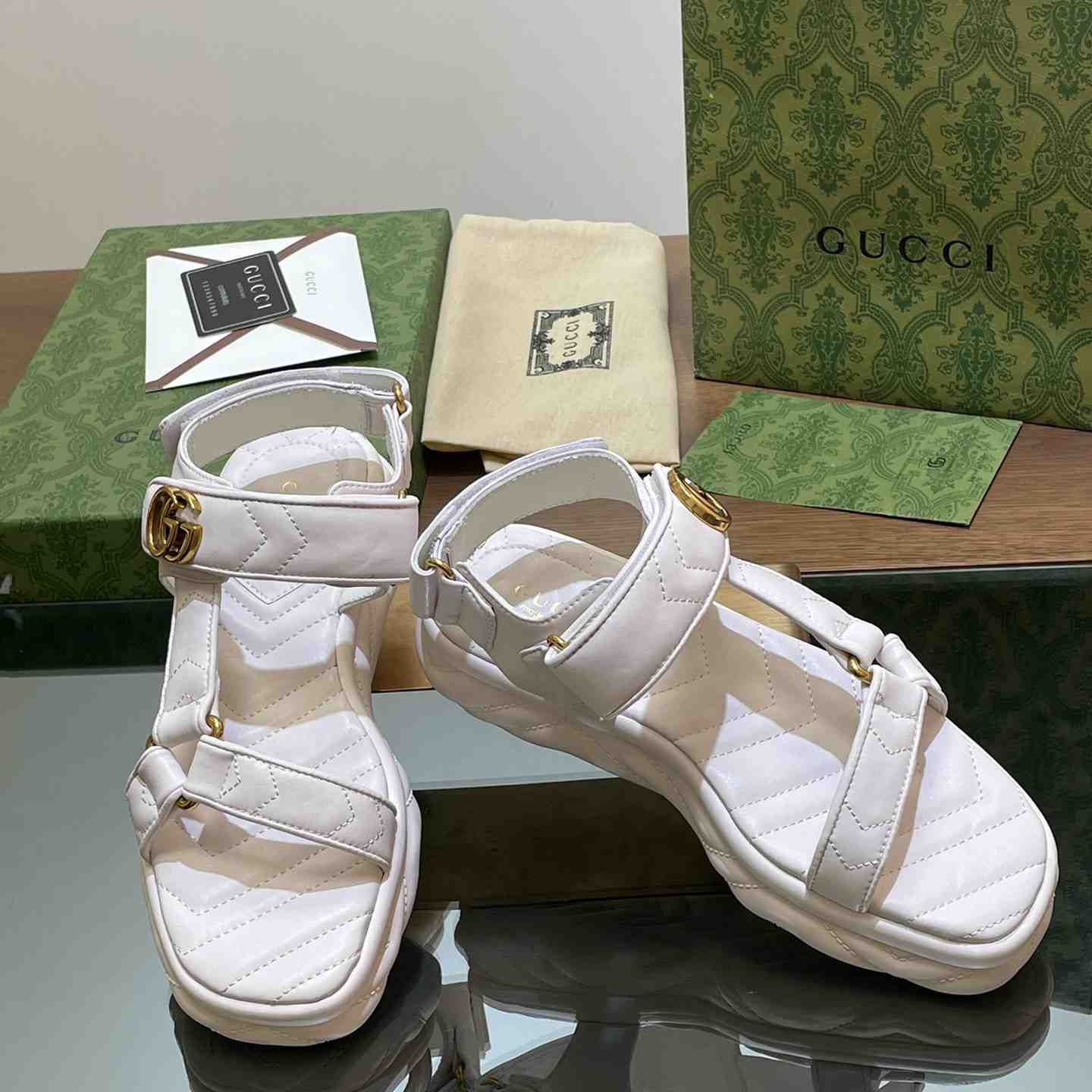 Gucci Women's Double G Sandal - 