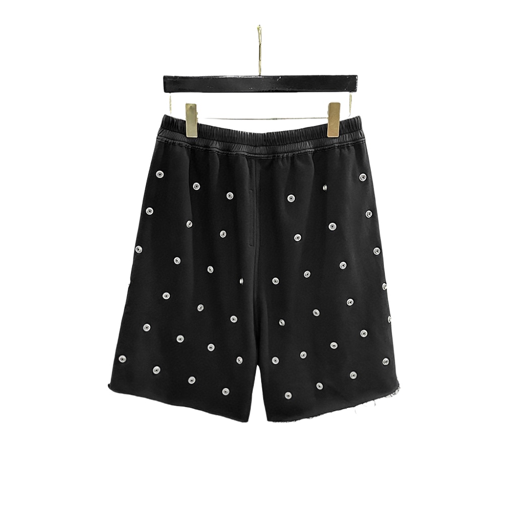 Rick Owens DRKSHDW Embellished Cotton Shorts - 