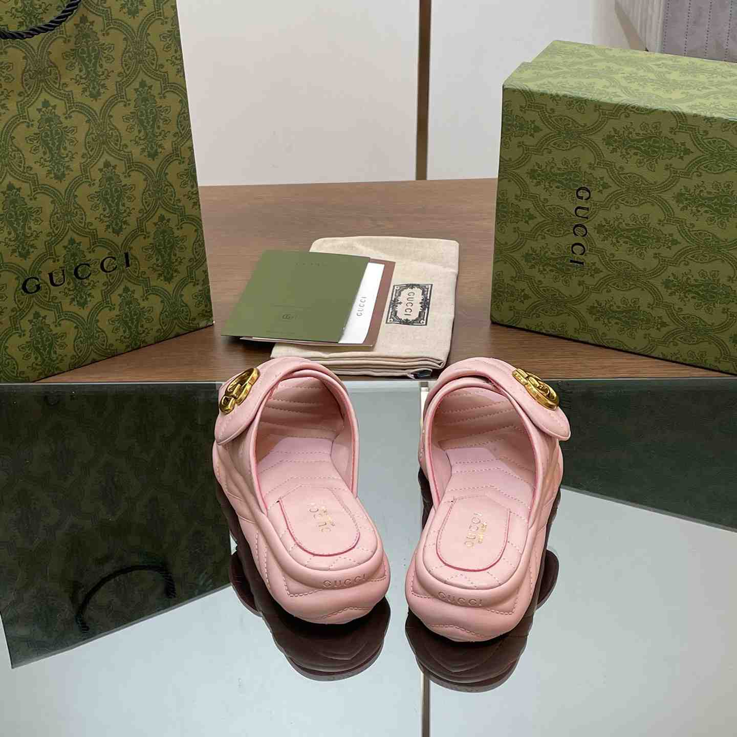 Gucci Women's Double G Slide Sandal - 