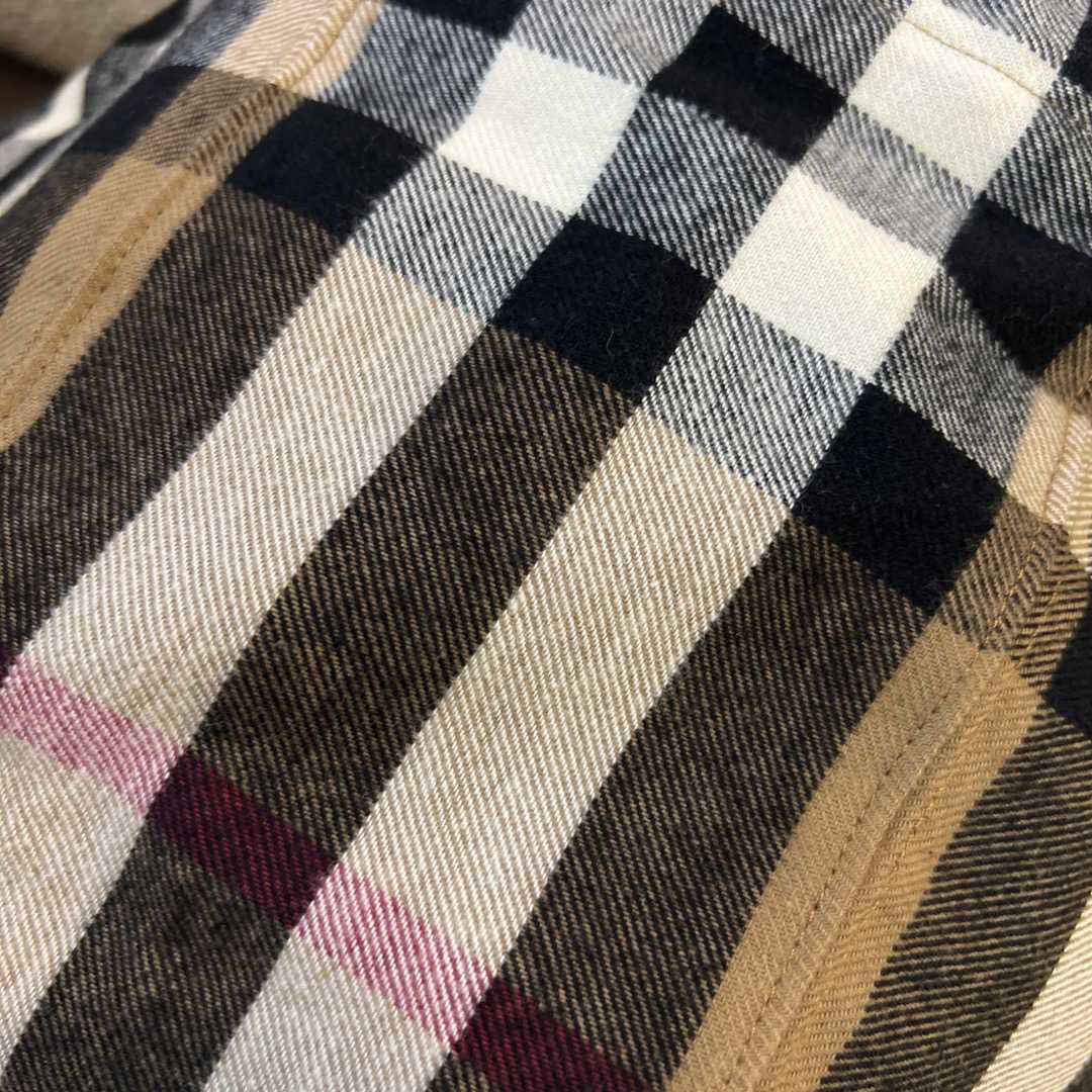 Burberry Check Trim Cotton Blend Hoodie - 