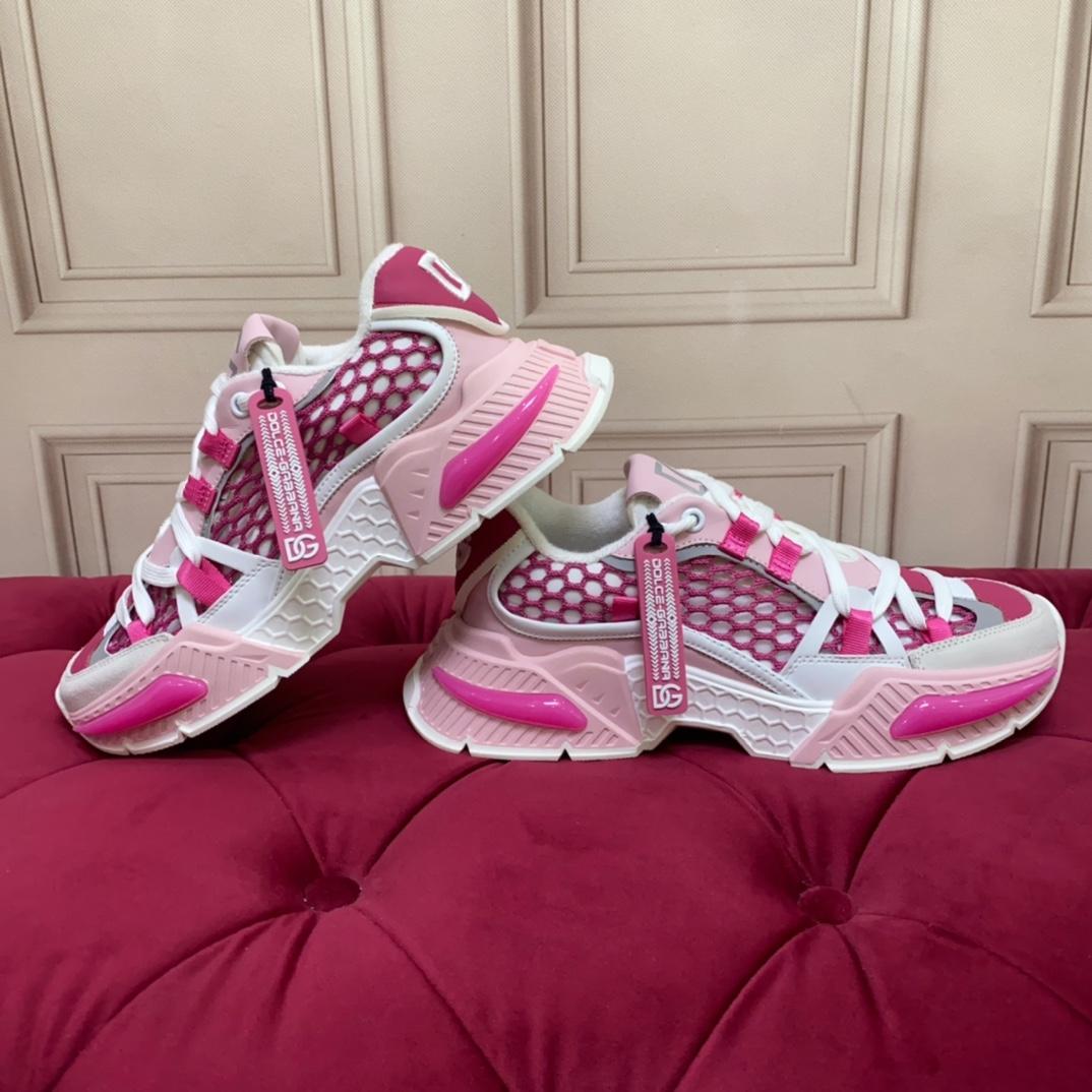 Dolce & Gabbana Mixed-material Airmaster Sneakers - 
