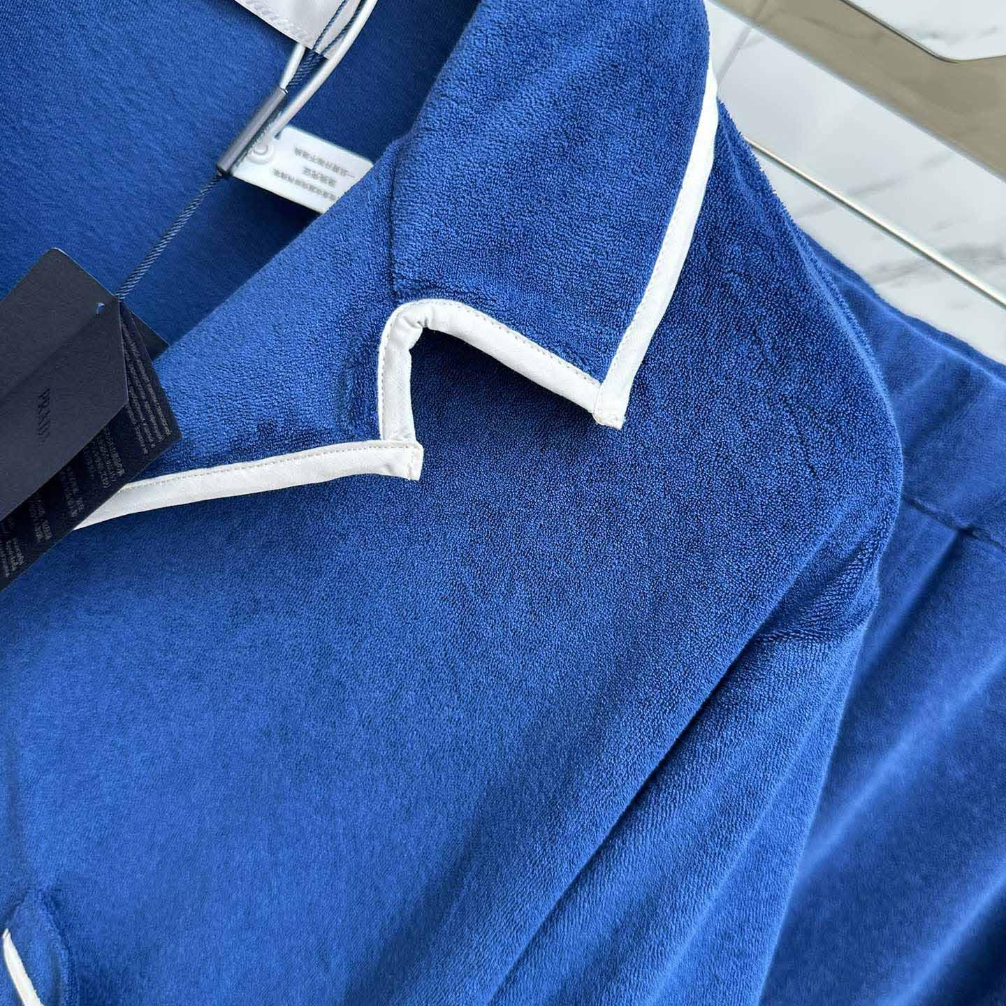 Prada Cotton Bowling Shirt & Shorts - 