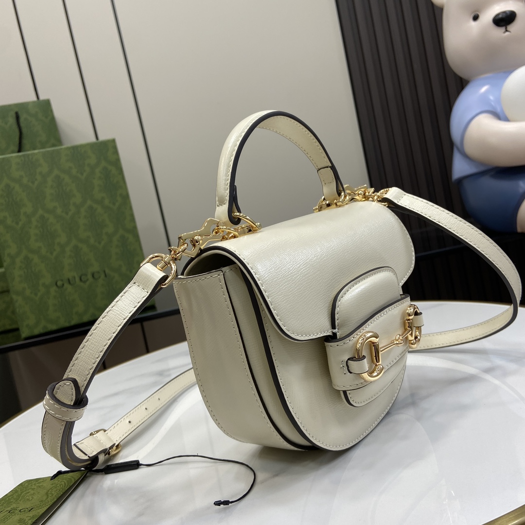 Gucci  Horsebit 1955 Mini Top Handle Bag - DesignerGu