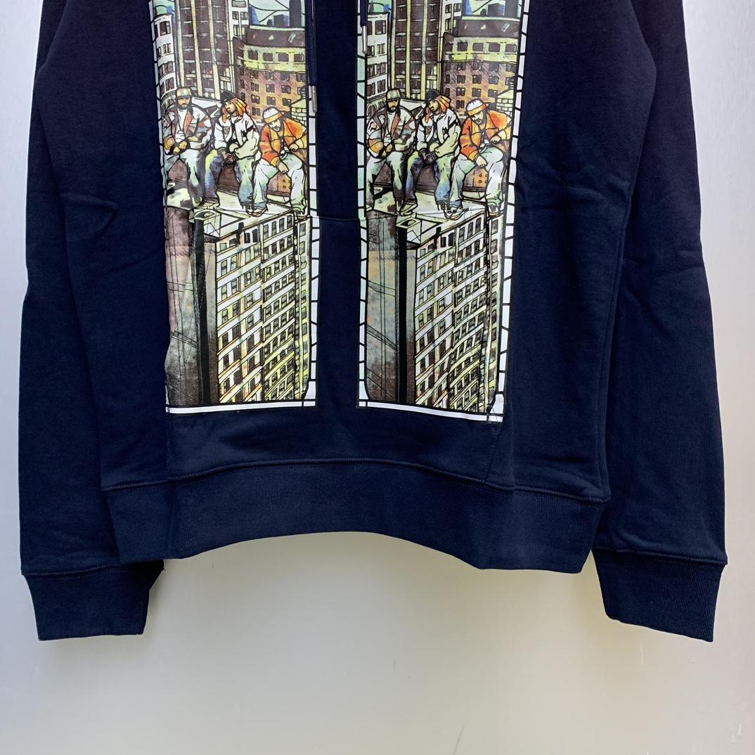 Who Decides War Diplomats Hooded Sweatshirt In Navy - 