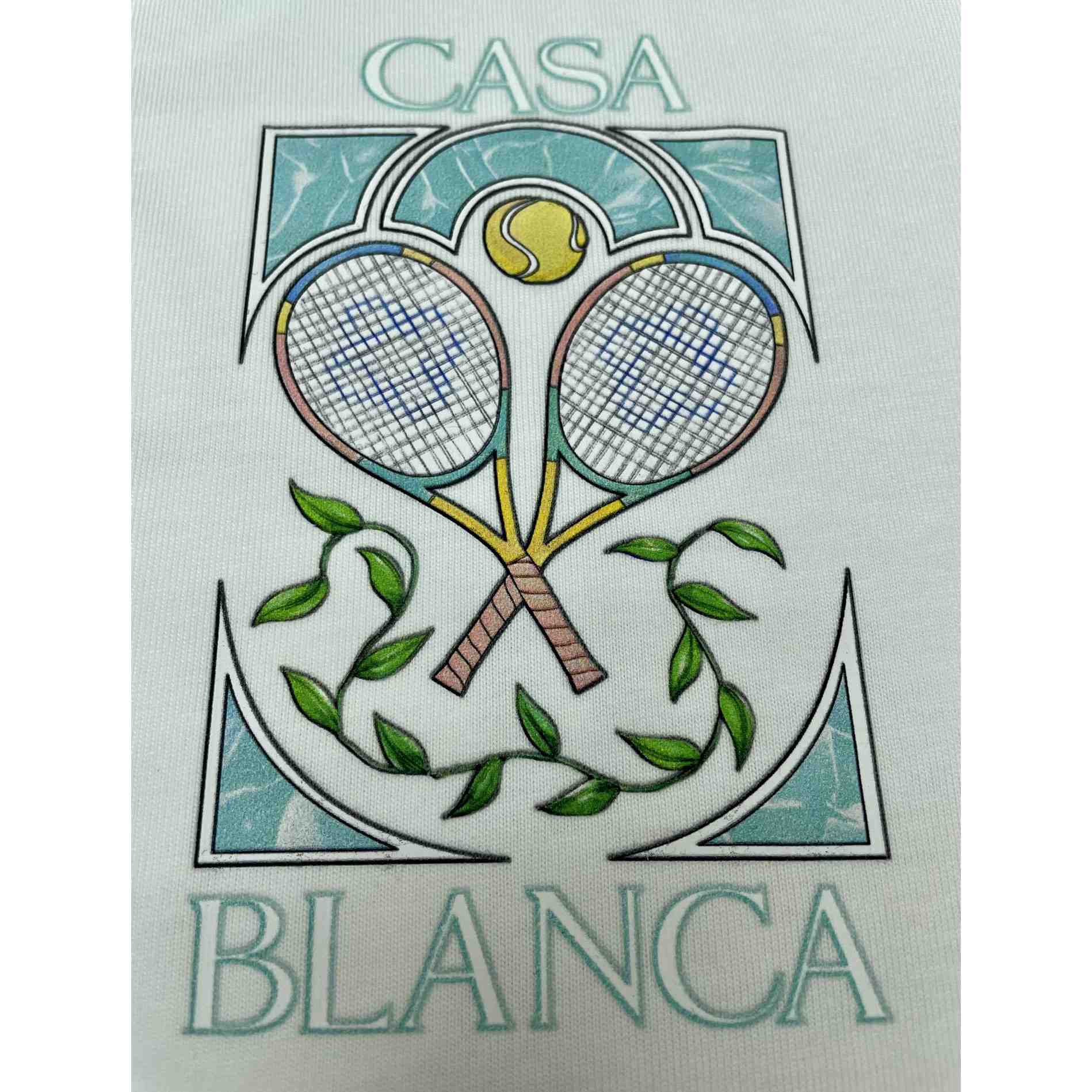 Casablanca Tennis Pastelle Printed T-Shirt   C870 - 