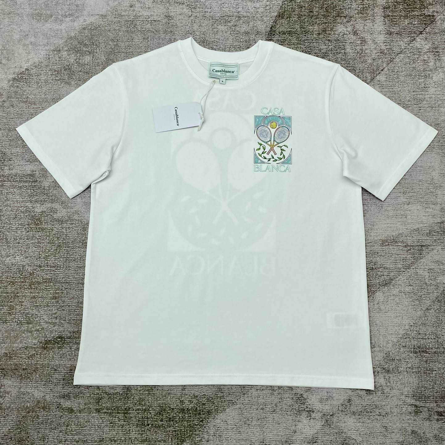 Casablanca Tennis Pastelle Printed T-Shirt   C870 - 