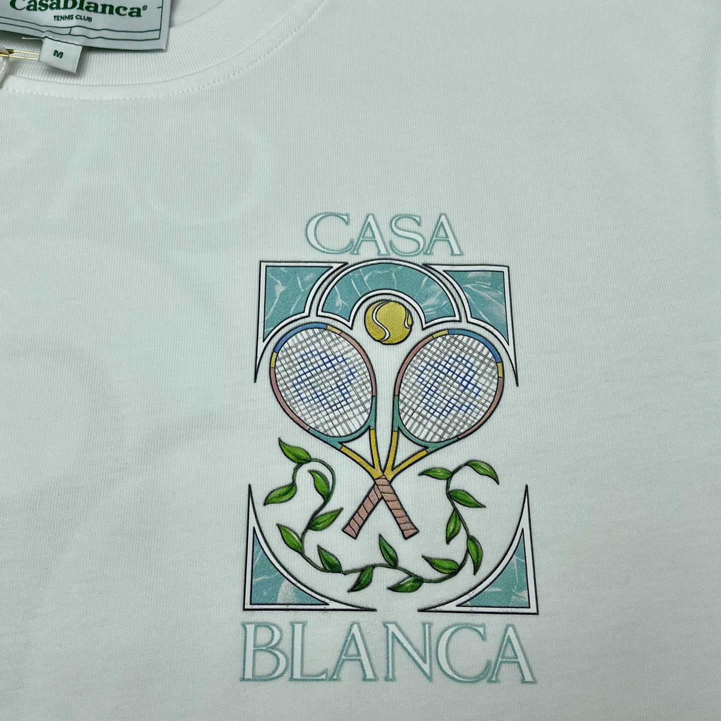Casablanca Tennis Pastelle Printed T-Shirt   C870 - 