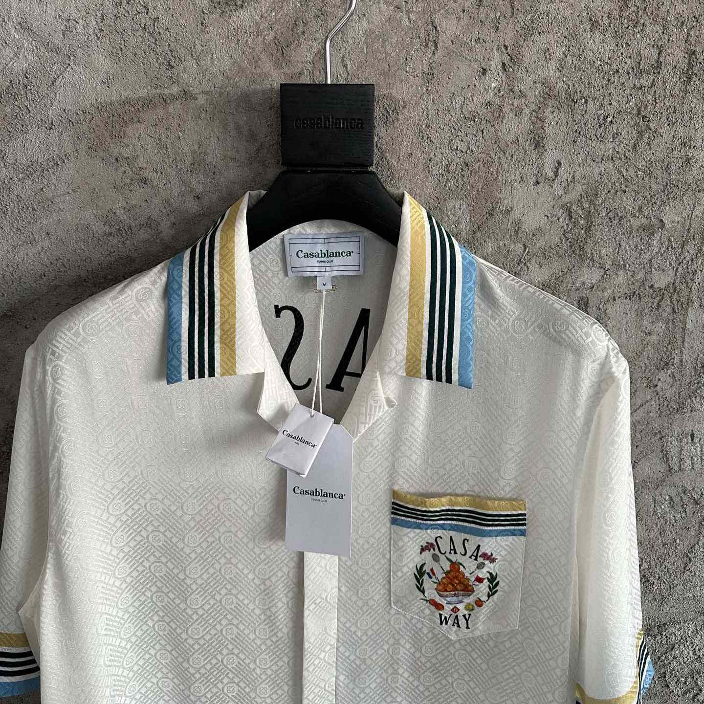 Casablanca Casa Way Shirt With Monogram - 