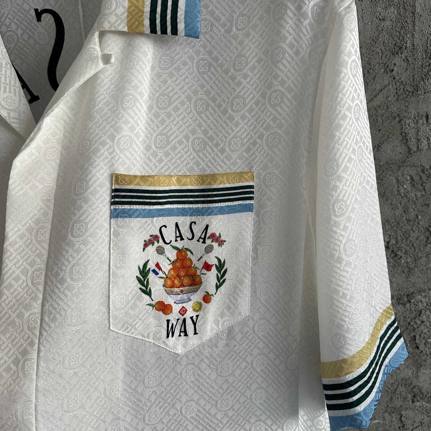 Casablanca Casa Way Shirt With Monogram - 