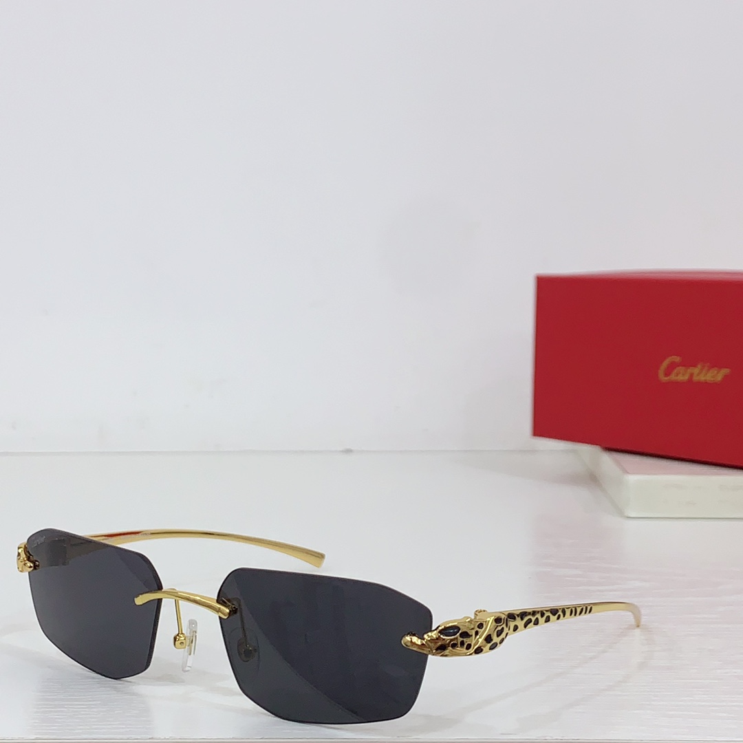 Cartier Geometric-frame Sunglasses   CT0474S - DesignerGu