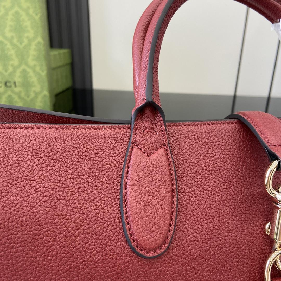 Gucci Medium Tote Bag With Hook Closure - 