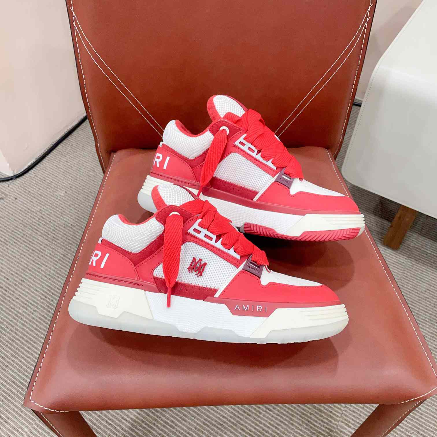 Amiri MA-1 Low Top Lace Up Sneakers - 
