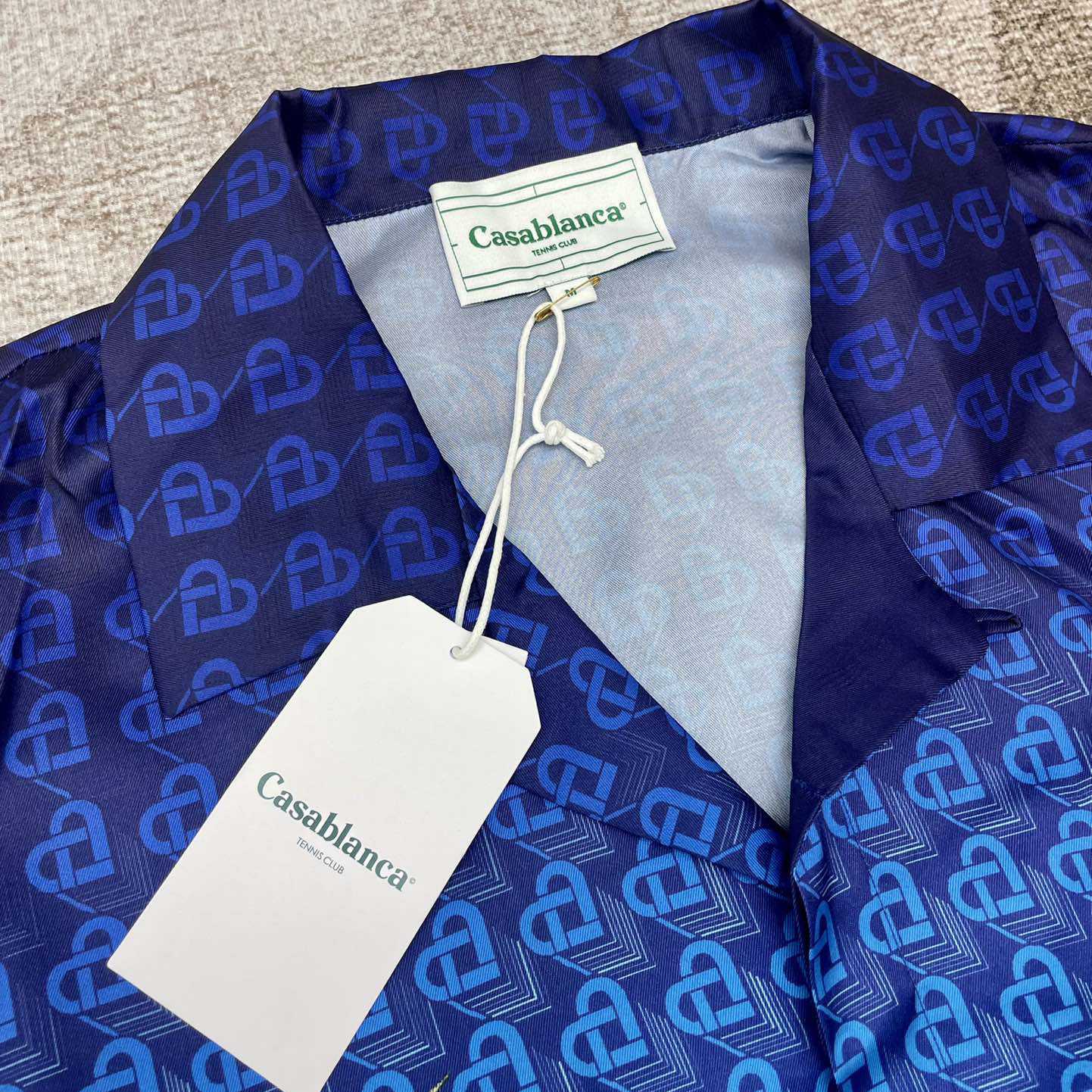 Casablanca The Night View Silk Shirt   CA3468 - 