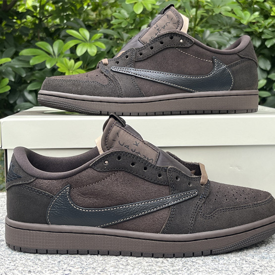 Travis Scott x Jordan Air Jordan 1 Low OG “Velvet Brown” Sneaker     DM7866-202 - 