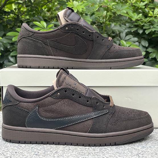 Travis Scott x Jordan Air Jordan 1 Low OG “Velvet Brown” Sneaker     DM7866-202 - 
