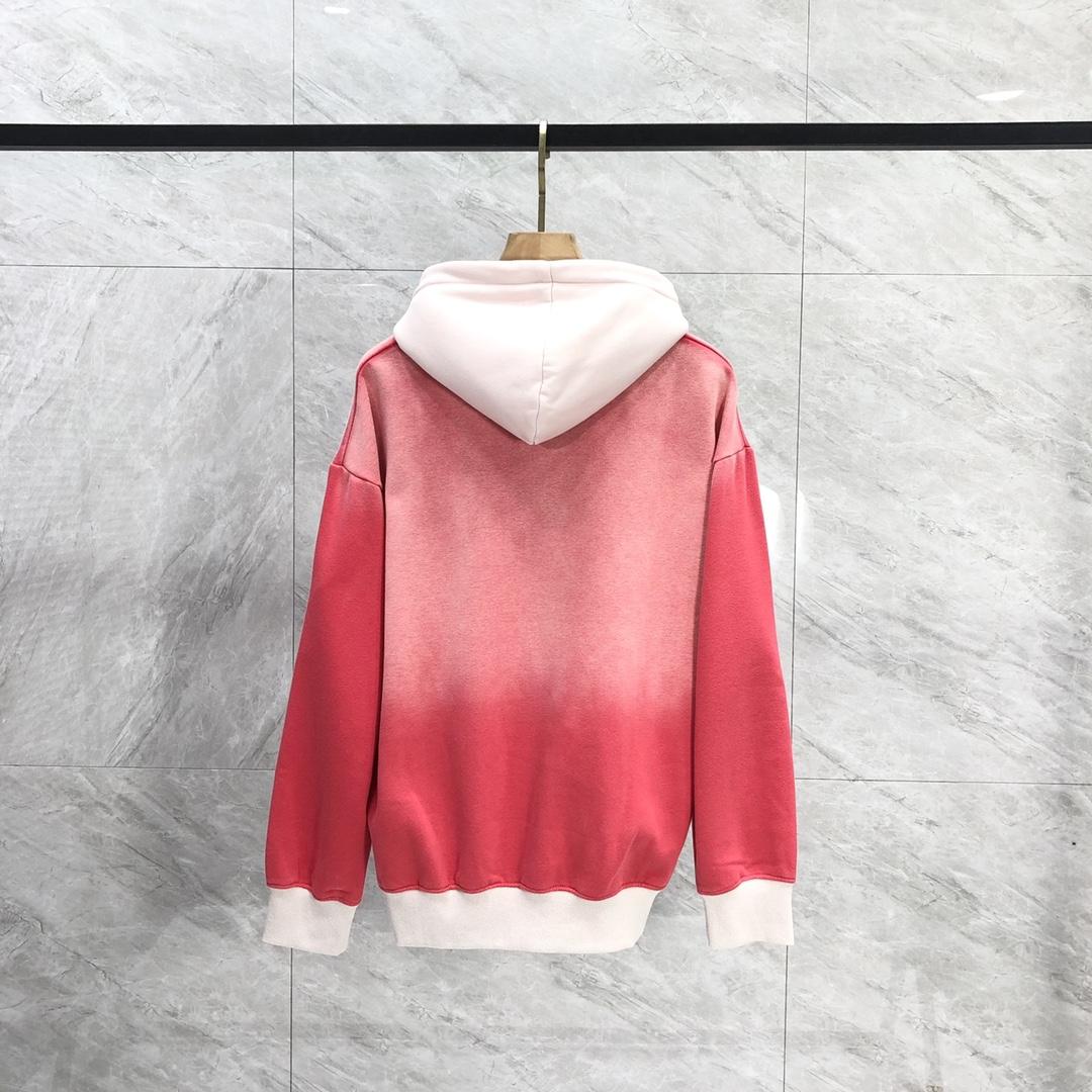 Amiri  Red 'Amiri' Vintage Oversized Hoodie - 