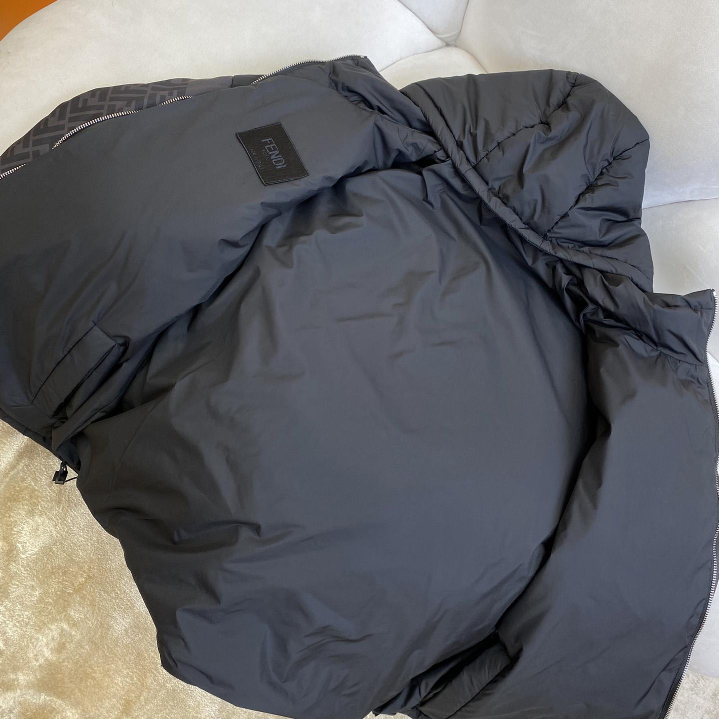 Fendi Windbreaker Black Nylon Windbreaker Jacket - 