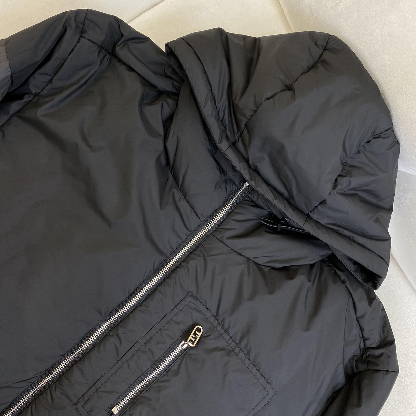 Fendi Windbreaker Black Nylon Windbreaker Jacket - 