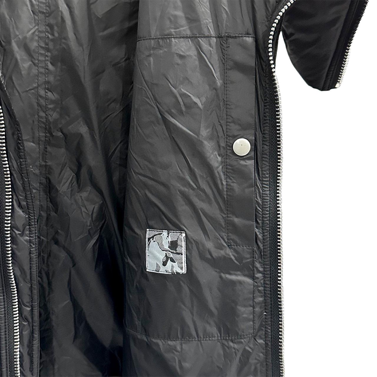 Rick Owens Padded nylon vest with hood - 