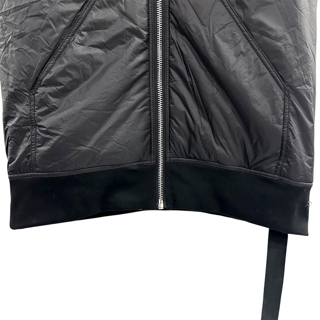 Rick Owens Padded nylon vest with hood - 
