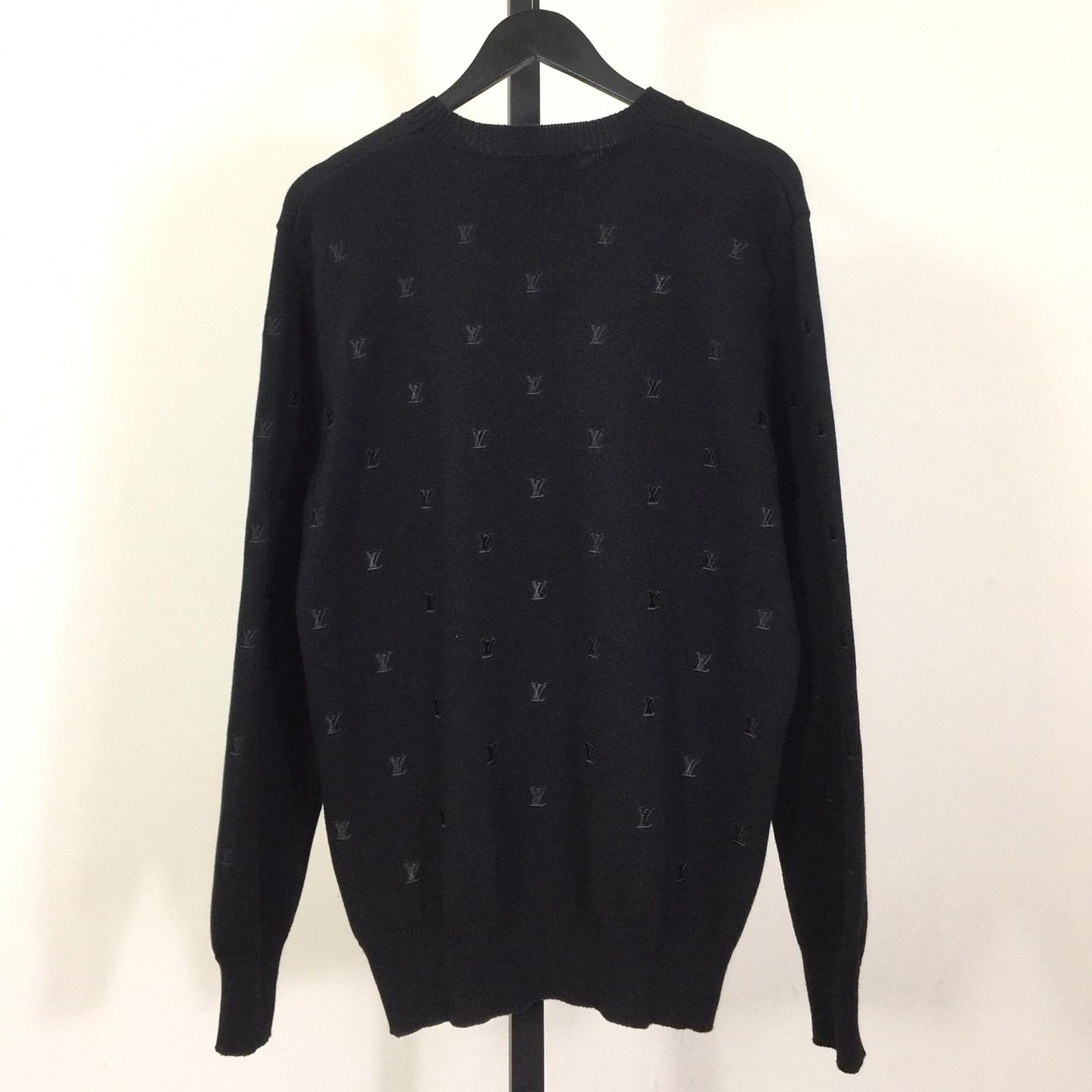Louis Vuitton Embroidered Signature Merino Crewneck    1AFIXC - 