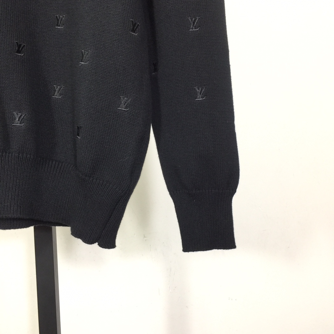Louis Vuitton Embroidered Signature Merino Crewneck    1AFIXC - 