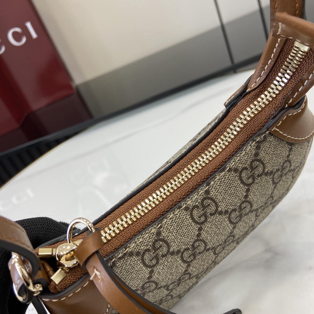 Gucci GG Emblem Super Mini Shoulder Bag - DesignerGu