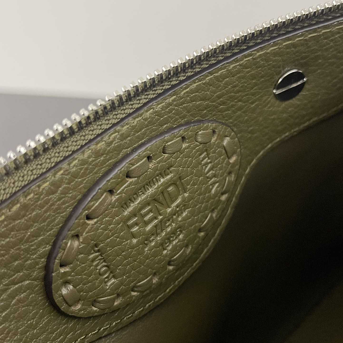 Fendi By The Way Selleria Mini Selleria Bag With 192 Hand-sewn Topstitches - 