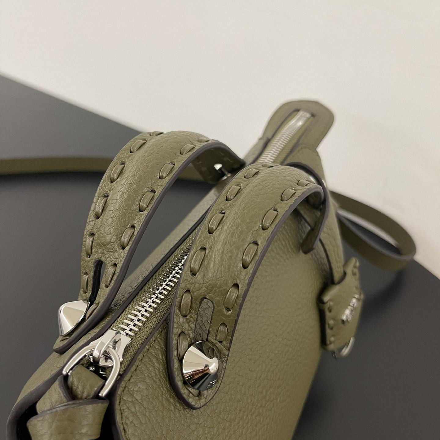Fendi By The Way Selleria Mini Selleria Bag With 192 Hand-sewn Topstitches - 